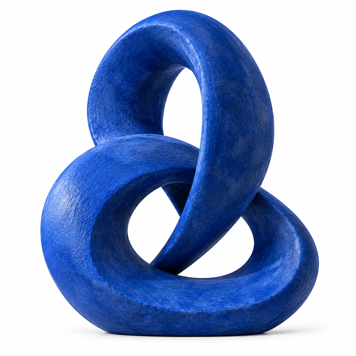 qevzunyl Ultramarine Loop Sculpture — product view
